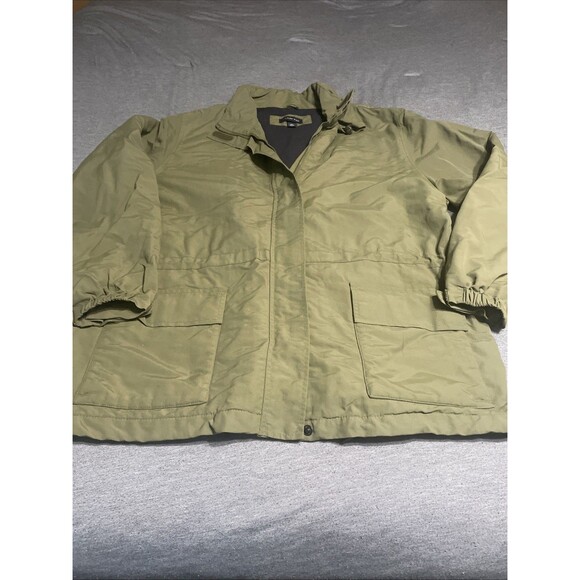 Lands End XL Military Green Jacket - Picture 1 of 5